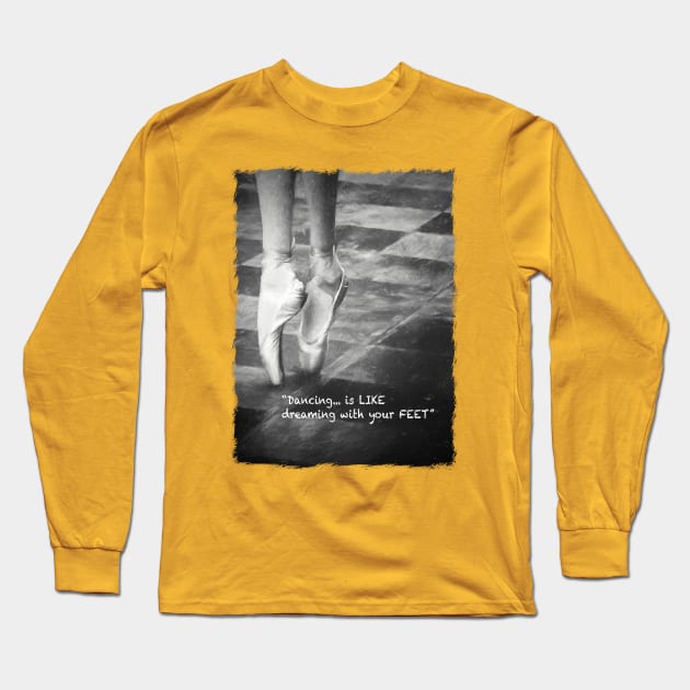 Dancing is like ... Long Sleeve T-Shirt by RiverPhildon